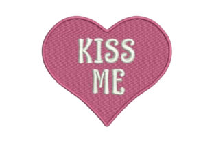 A Designer's Look at the Kiss Me Embroidery Design