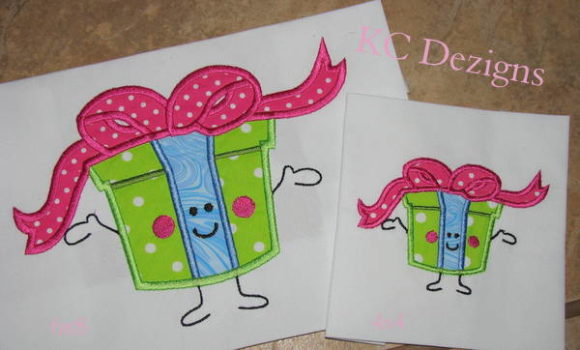 A Designer's Take on Birthday Present Character Embroidery