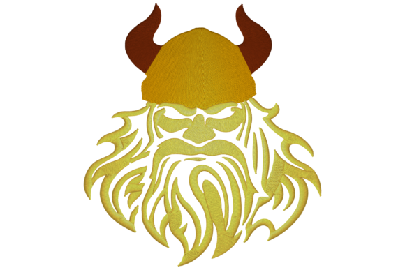 A Viking's Bold Character, Captured in Three Colors