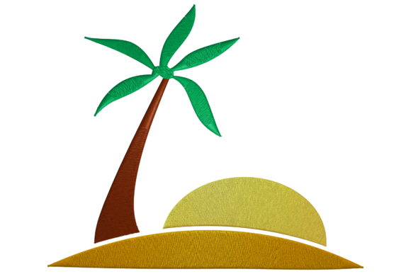 A Warm Review of the Beach Embroidery Design for Personalized Gifts