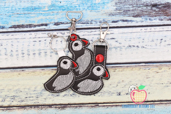 Atlantic Puffin Key Fob: A Seller's Embroidery Evaluation