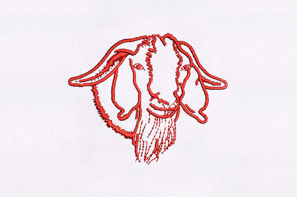 Beard Goat: A Charming Farm Animal Design for Personalized Gifts
