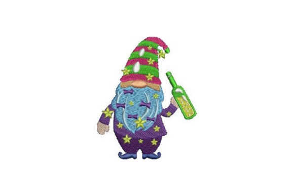 Evaluating the 'New Year s Gnome' for Real Embroidery Projects