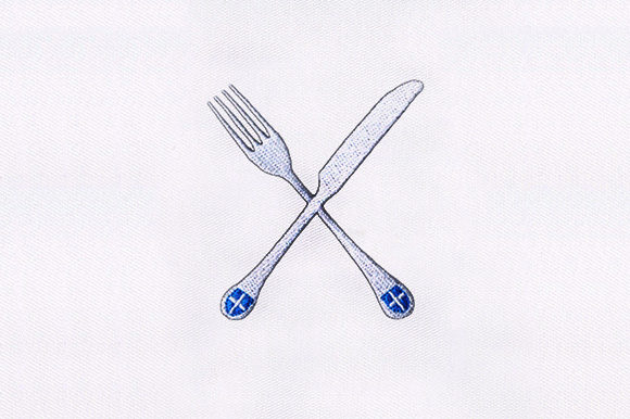 Fork and Knife: A Classic Embroidery Design for Personalized Gifts