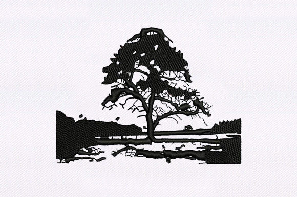 Isolated Tree Embroidery: A Designer's Review for Gift Crafting