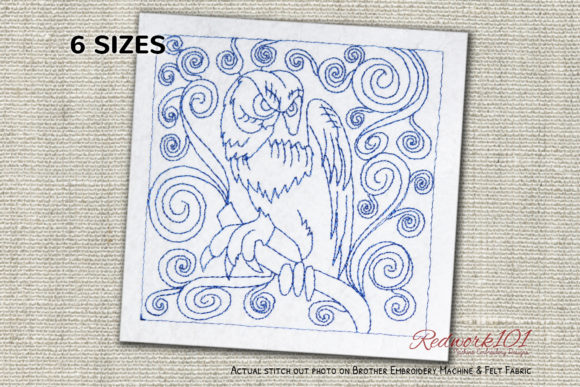 Review: Owl Design Machine Embroidery File