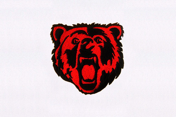 Roaring Bear Face Embroidery Design Review for Business Merch