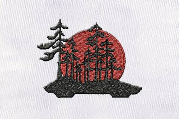 Sunshine Scenery: A Premium Sweatshirt Embroidery Design Review